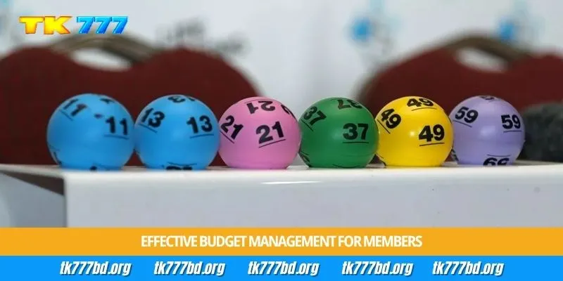 Effective budget management for members
