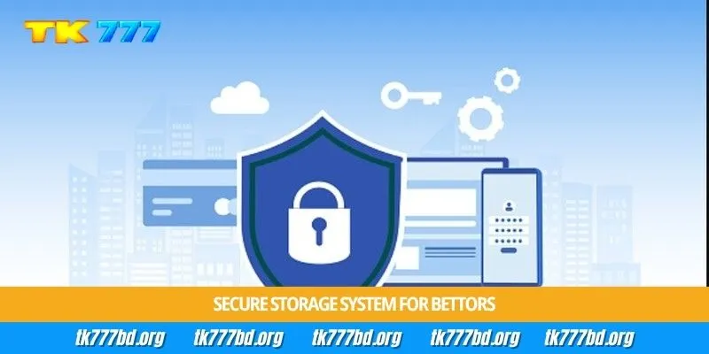 Secure storage system for bettors