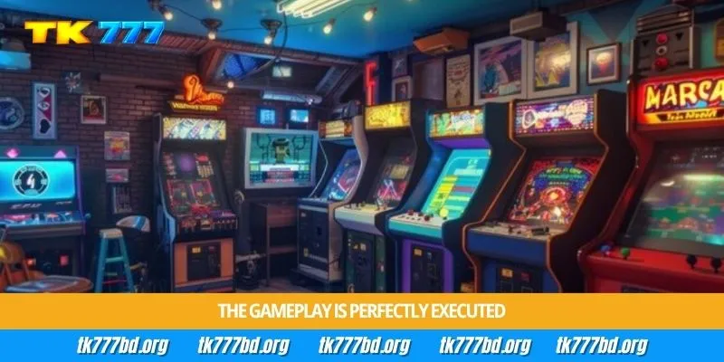 The gameplay is perfectly executed